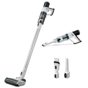 MEDION P250 Batteria a secco HEPA Bagless 400 L 250 W Nero, acciaio inox, bianco 2,2 Ah – nuovo