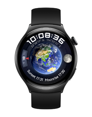 Huawei WATCH 4 3,81 cm (1,5 ) AMOLED 46 mm Digitale 466 x 466 pixel Touch screen Nero Wifi GPS (satellite) - nuovo