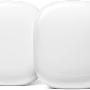 Google Nest Wifi Pro Tri-band (2,4 GHz / 5 GHz / 6 GHz) Wi-Fi 6E (802.11ax) Bianco 2 2×2 – nuovo