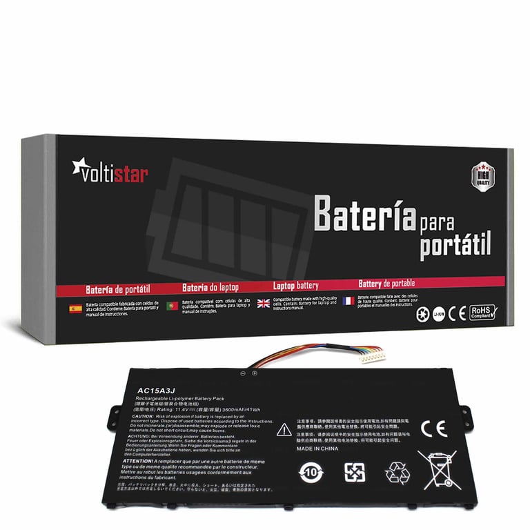 Batteria del computer portatile Acer Chromebook R11 Cb5-132T Cb3-131 C738T Ac15A8J Ac15A3J - nuovo