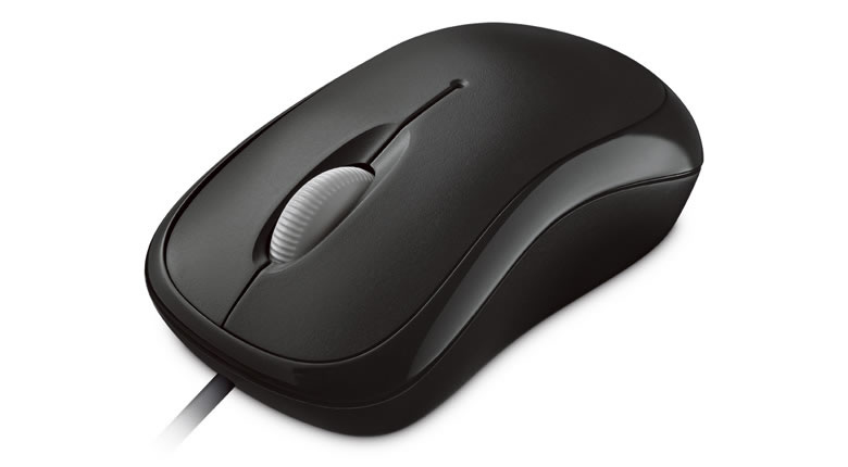 Mouse ottico Microsoft Basic ambidestro USB Type-A ottico 800 DPI - nuovo