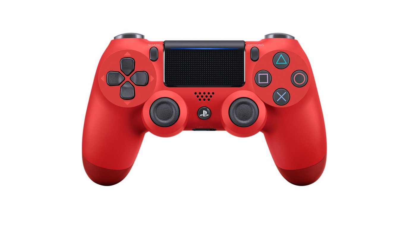 Sony DualShock 4 V2 Rosso Bluetooth/USB Joystick analogico/digitale PlayStation 4 - Ricondizionato - Buono stato