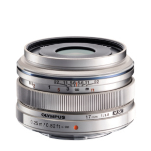 Olympus M.ZUIKO DIGITAL 17mm 1:1.8 Argento – nuovo