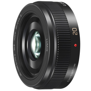 Obiettivo ibrido Panasonic Lumix G 20 mm f 1,7 II nero Pancake – nuovo