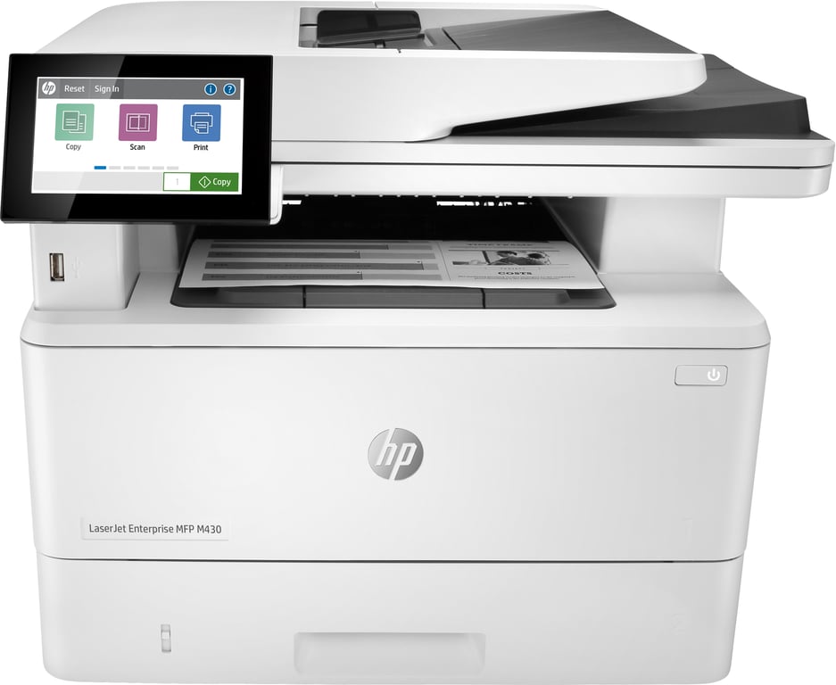 Stampante multifunzione HP LaserJet Enterprise M430f, bianco e nero - nuovo