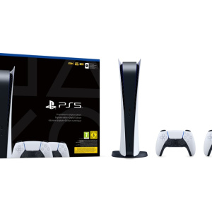 Pacchetto PS5 e controller Dualsense bianco – Console di gioco Playstation 5 (digitale) – nuovo