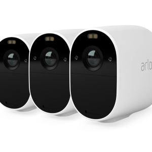 Arlo Essential Spotlight x3 Box Telecamera di sicurezza IP per interni ed esterni a soffitto/parete – nuovo