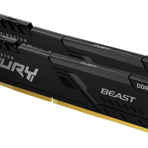 Tecnologia Kingston FURY 16GB 2666MT/s DDR4 CL16 DIMM (Set di 2) Nero Bestia – nuovo
