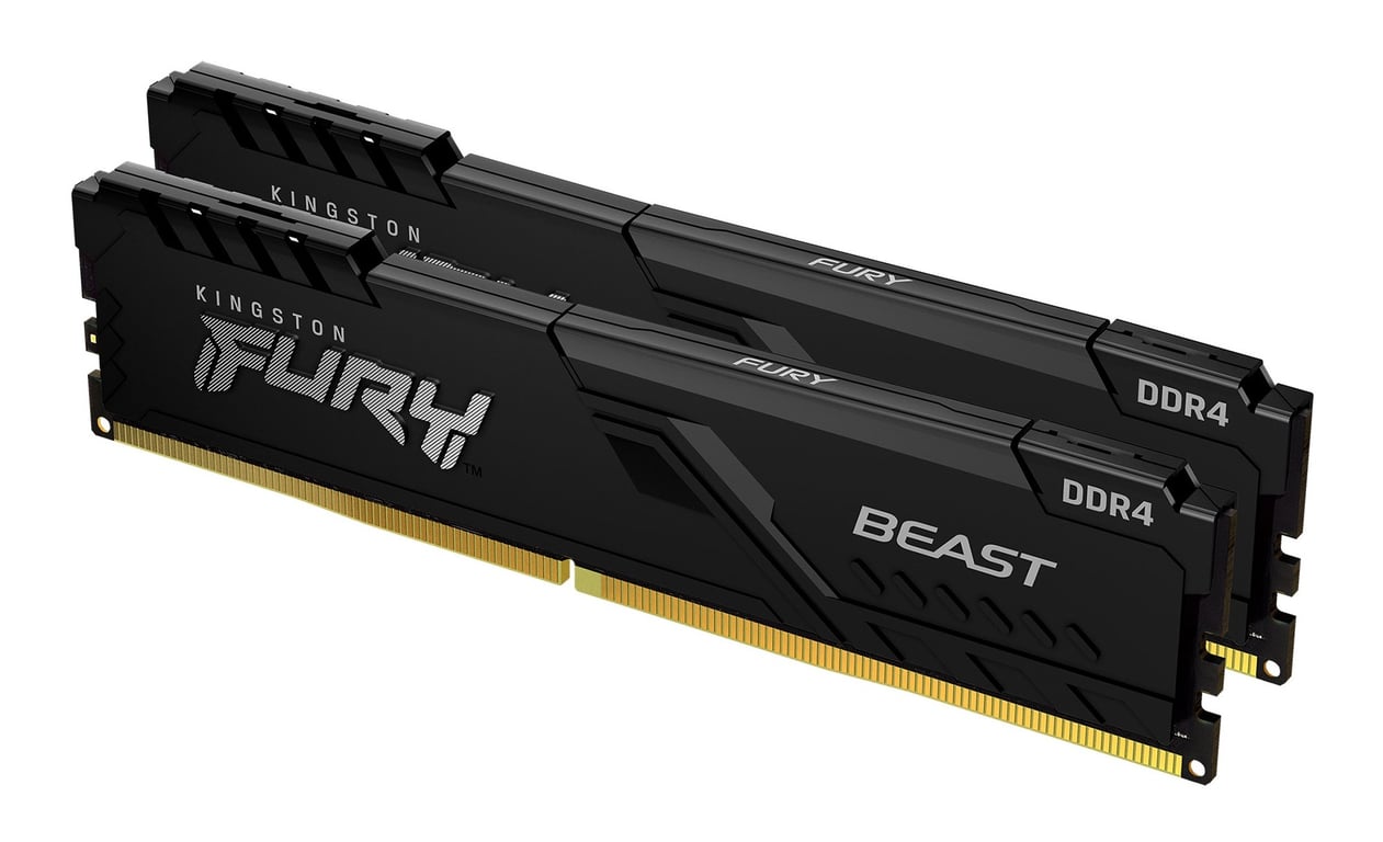 Tecnologia Kingston FURY 16GB 3200MT/s DDR4 CL16 DIMM (Kit di 2) Nero Bestia - nuovo