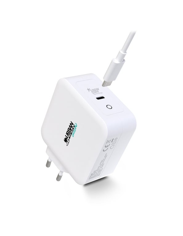 Cyclee: Caricatore di rete Gan 100W Eco-Concu Usb-C con cavo Usb-C / Usb-C 2M - nuovo