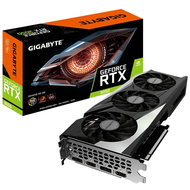 Gigabyte GAMING GeForce RTX 3050 OC 8G NVIDIA 8 Go GDDR6 - nuovo