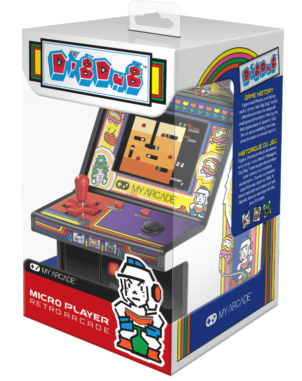 Il mio Arcade - Micro giocatore Dig Dug - nuovo