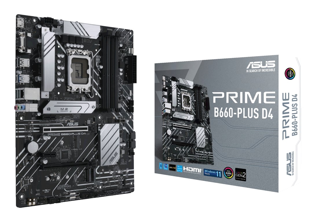 ASUS PRIME B660-PLUS D4 Intel B660 LGA 1700 ATX - nuovo