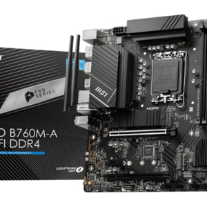 MSI PRO B760M-A WIFI DDR4 Intel B760 LGA 1700 scheda madre micro ATX – nuovo