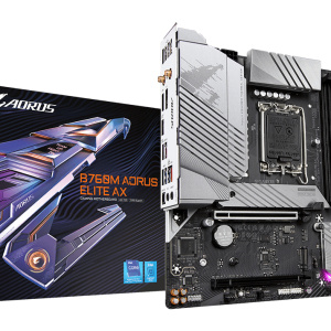 GIGABYTE B760M AORUS ELITE AX Intel B760 Express LGA 1700 scheda madre micro ATX – nuovo