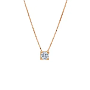 Collana Donna Punto Luce Oro Rosa GL101863