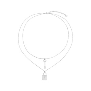 Collana Valentina Ferragni Studio Lock Silver DVF-CO-13