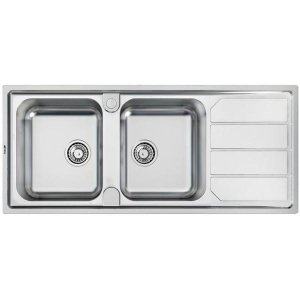 LAVELLO FOSTER 5812 062 2 VASCHE A SINISTRA#CONSEGNA IN 3 SETTIMANE#