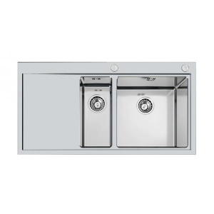 LAVELLO FOSTER 1251 051 FT/SPT 2 VASCHE DESTRA#CONSEGNA IN 3 SETTIMANE#