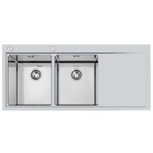 LAVELLO FOSTER 1252 052 FT/SPT 2 VASCHE A SINISTRA#CONSEGNA IN 3 SETTIMANE#