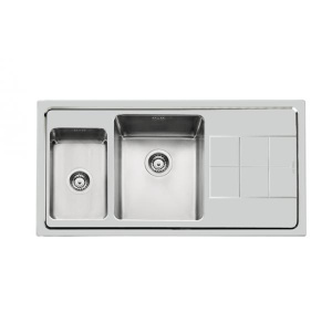 LAVELLO FOSTER 2297 051 SF 2 VASCHE A DESTRA#CONSEGNA IN 3 SETTIMANE#