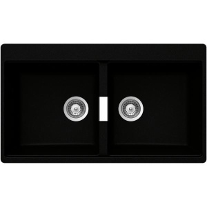 LAVELLO FRAGRANITE SCHOCK HONN200A84 NERO PURO#CONSEGNA IN 3 SETTIMANE#