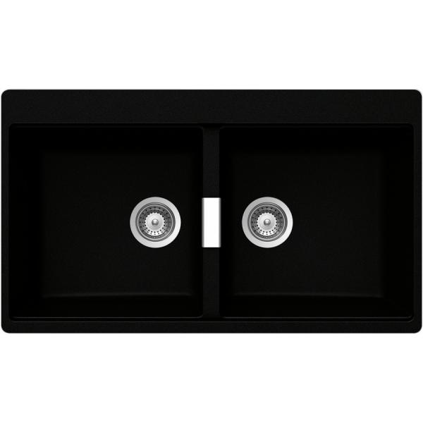 LAVELLO FRAGRANITE SCHOCK HONN200A84 NERO PURO#CONSEGNA IN 3 SETTIMANE#