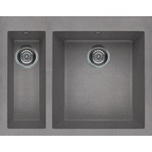 LAVELLO FRAGRANITE ELLECI LGQ15048 CEMENTO#CONSEGNA IN 3 SETTIMANE#