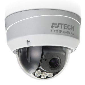 Avtech Telecamera Dome IP POE IR Varifocale 2MP da Soffitto IP66, AVM543P/F28F12