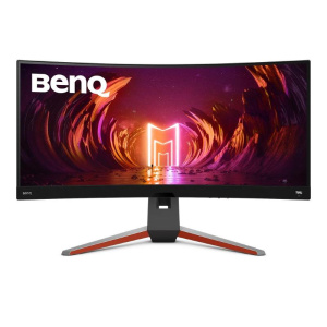 Benq monitor 34“ led va curvo gaming ex3410r 3440×1440 ultra wqhd tempo di risposta 1 ms frequenza di aggiornamento 144 (hz) nero