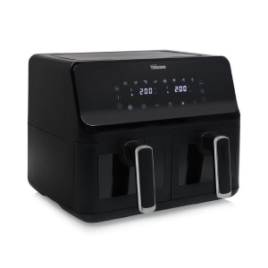 Tristar fr-9040 – friggitrice ad aria 8 l, 2700 w, 8 programmi preimpostati, display lcd, tecnologia a doppio cestello, nero