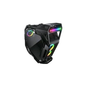 Cougar cratus cabinet midi tower gaming pannello laterale in vetro temperato 3 x fan rgb nero