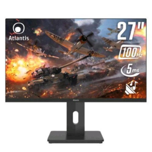Atlantis monitor gaming led 27 wide a05-ux27if-vhdm ips 1920×1080 5ms 270cd-m 1.000:1 vesa mm pivot nero