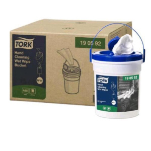 Tork secchiello panno mani un velo in fibra 58 strappi da 27×27 cm senza profumo conf 4 pz.