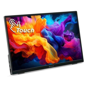 Atlantis monitor portatile touchscreen 16 pollici, 1080p full hd 1920×1080, hdmi-type_c, speaker 2x1w, inclinazione regolabile, display ips, per notebook-console- 170-170,cavo hdmi 1,5m-type_c, 1kg