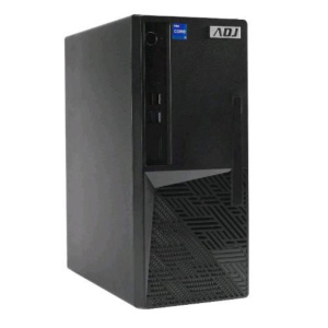 Adj business i3-12100 3.3ghz ram 8gb-ssd 500gb m.2-win 11 prof black (276-3285-w11)