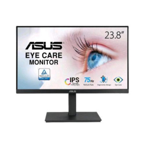 Asus va24eqsb 23.8 led ips full hd 16:9 75hz 5ms contrasto 1000:1 low blue light vga hdmi displayport 2xusb black