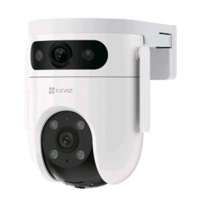 Ezviz h9c telecamera di sorveglianza 3k motorizzata da esterno a doppio obiettivo wi-fi ip65 rilevamento forme umane / veicoli con sirena