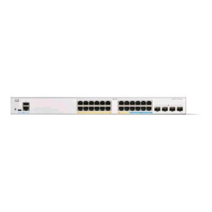 Cisco catalyst c1300-24mgp-4x switch gestito l3 – 24 x 10/100/1000 (poe+) + 4 x 10 gigabit sfp+ poe+ (195 w) montabile su rack