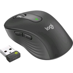 Logitech signature m650 m for business mouse ottico wireless 2.4ghz 5 pulsanti 4.000 dpi mano destra grafite