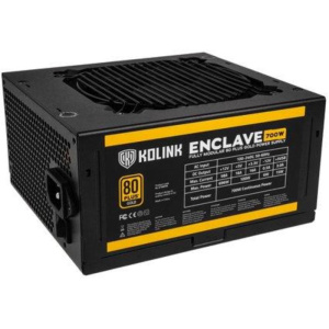 Kolink enclave alimentatore 700w modulare 80+ gold pfc attivo atx