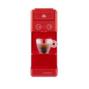 Delonghi illy iperespresso y3.3 macchina da caffe` a capsule spegnimento automatico 850w rosso