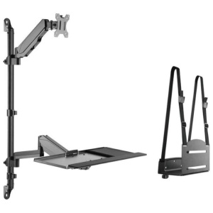 Equip 650170 workstation per monitor singolo da 17“-32“ montaggio a parete