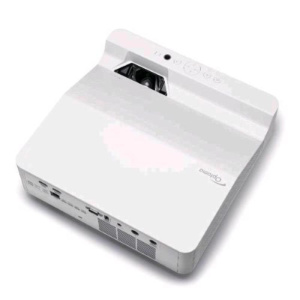 Optoma gt3500hdr videoproiettore laser dura core full hd ottica ultra corta compatibile con hdr e hlg 3d 2 x hdmi audio 3800 ansi lumen