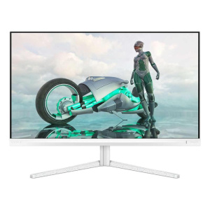 Philips evnia 27m2n3201a – monitor da gioco full hd da 27 pollici 180 hz 05 ms freesync prem. g-sync comp. hdr10 (1920×1080 2x hdmi displayport) bianco
