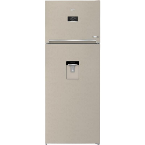 Beko rdne455e40dbn frigorifero doppia porta capacita` 455 litri classe energetica e raffreddamento no frost colore beige