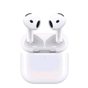 Apple airpods 4 con cancellazione attiva del rumore e custodia di ricarica wireless e usb-c
