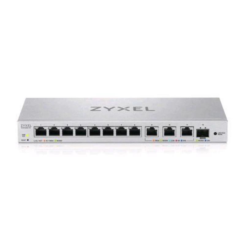 Zyxel xgs1250-12-zz0102f switch gestito 12 porte - 8 porte gigabit 3 porte 10mgbe 1 porta sfp+ 10gbe