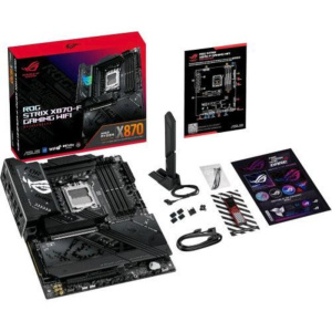 Asus rog strix x870-f gaming wi-fi 7 amd x870 am5 atx – 4x m.2 – 2x sata iii hdmi-displayport