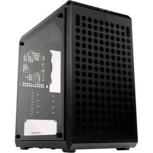 Cooler master masterbox q300l v2 case mini-tower matx 1 ventola posteriore 120mm pannello vetro temperato routing pulito opzioni raffreddamento multiple e usb 3.2 gen 2×2 type-c 20 gb-s